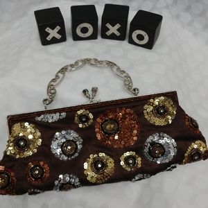 Aldo Brown/sequin Purse